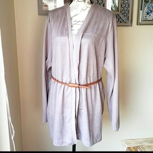 Gnw Pink Open Front Cardigan Size 3X